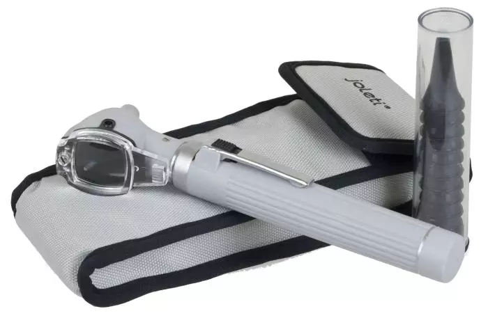 Joleti-Glasfaser-Otoskop mit 3-V-LED-Lampe