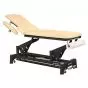 Elektrische Massageliege schwarzes Gestell Ecopostural C5683