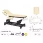 Elektrische Massageliege schwarzes Gestell Ecopostural C5684