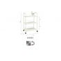 Schrankwagen 3 Regalbretter Ecopostural A4444