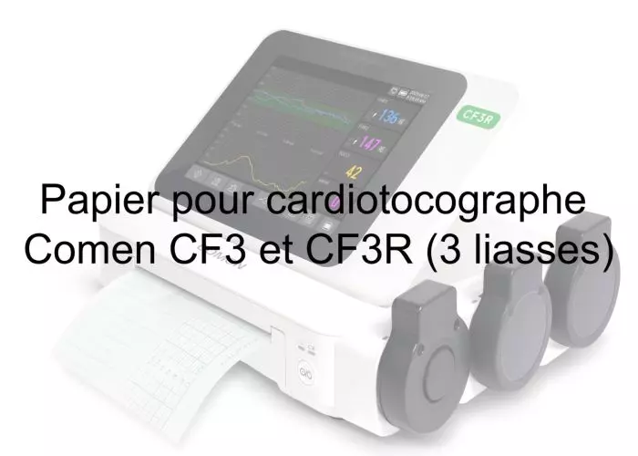 Papier für den Kardiotokographen Comen CF3 und CF3R (3 Bündel)