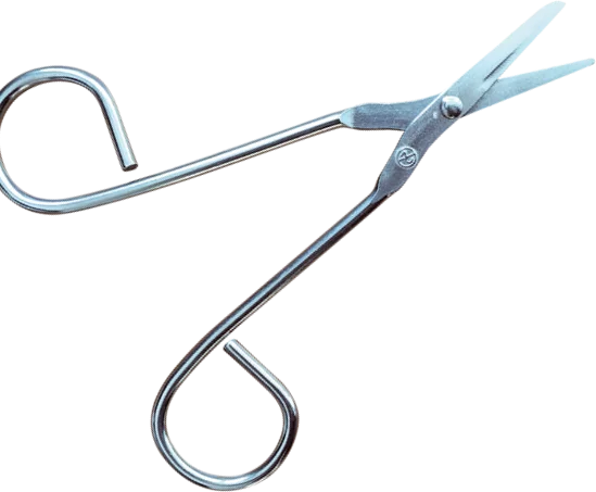 Sterile Euromedis-Schaumstoffscheren mit spitzen Spitzen (Karton à 100 Stück)