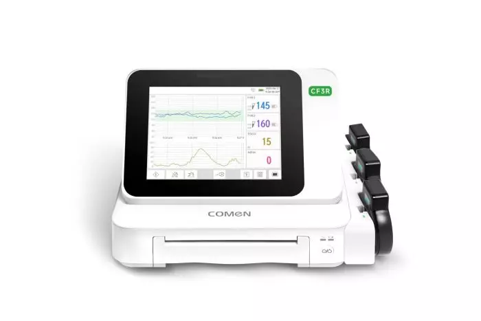 Kardiotokograph / Zwillings-Fetalmonitor Comen CF3R + VCT