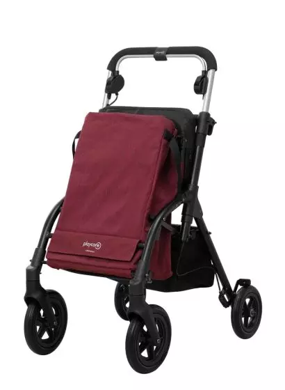 PlayCare 4-Rad-Rollator mit Einkaufskorb, zusammenklappbar