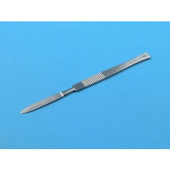 Fest Skalpel, flacher Griff, 17 cm, 50 mm konkave Klinge Holtex