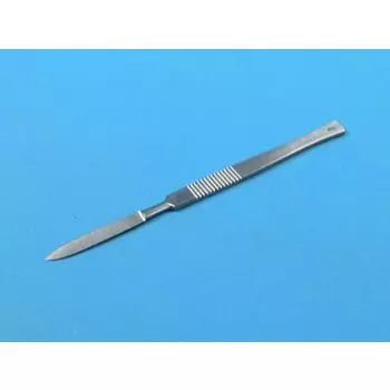 Fest Skalpel, flacher Griff, 17 cm, 50 mm konkave Klinge Holtex