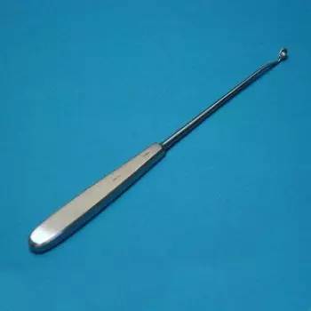 Ischias Kürette, gebogen, 23 cm x 5 mm Holtex