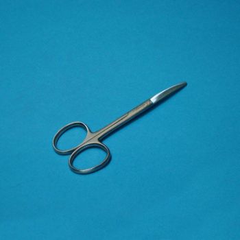 Schere für Enukleation , sehr kurven, Schaum, Kind, 10,5 cm Holtex