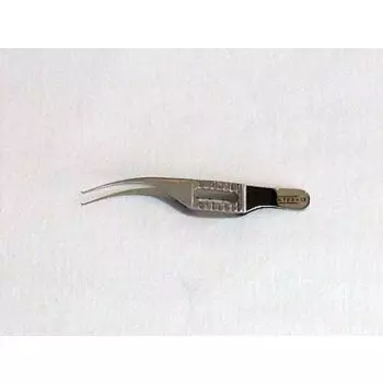 Fadenklemme Barraquer Colibri, Kurve, 0,5-mm-Schale Holtex