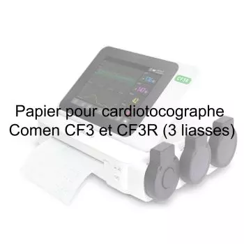 Papier für den Kardiotokographen Comen CF3 und CF3R (3 Bündel)