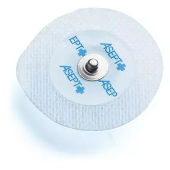 Textil-Elektrode oval 50 x 48 mm Asept InMed, 1800 Stück