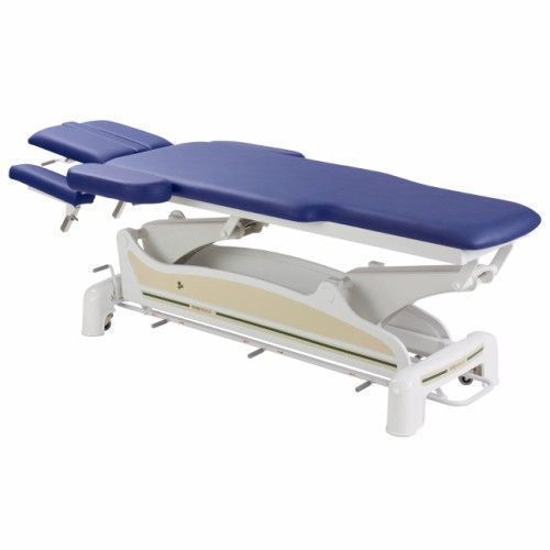 Elektrische Massageliege für Physiotherapie-Praxis mit zurückversetzten Seiten und peripherer Fußbedienung Ecopostural C3564M48