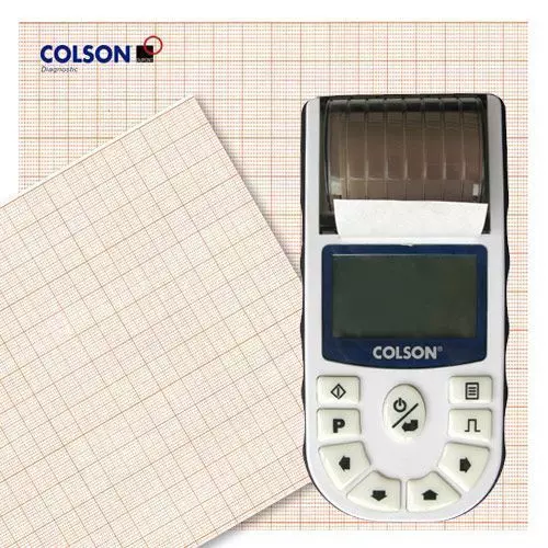Papier für EKG Colson CMS-80, 5 Rollen Microruler 12 / 1