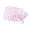 Chirurgenhaube mit rosa Bändern für kurzes oder langes Haar