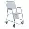 Fahrbarer Duschstuhl Aluminium Invacare Nepta 