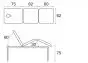 Stationäre Metall-Massageliege Ecopostural stationäre Höhe C3519