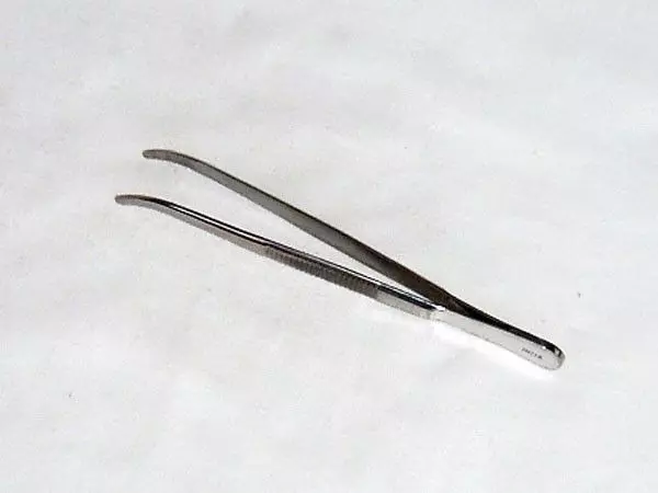 Anatomische Pinzette, gebogen, S / G, 11,5 cm Holtex