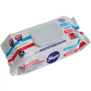 Desinfizierende Reinigungstücher für verschiedene Oberflächen (100er-Pack)
