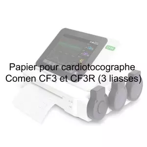 Papier für den Kardiotokographen Comen CF3 und CF3R (3 Bündel)