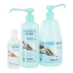 Hydroalkoholisches und Anti-bakterielle Gel Anios Manugel 85