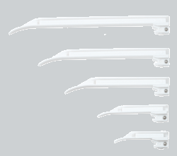 Laryngoskopspatel UU ri-dispo n4 Miller, F / O 188mm, 20 Stück