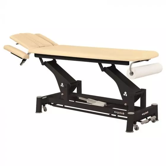 Elektrische Massageliege schwarzes Gestell Ecopostural C5643
