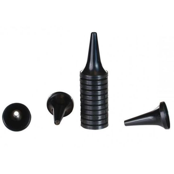 Beutel mit 50 schwarzen Ohrstöpsel Durchmesser 2,5 mm oder 4 mm