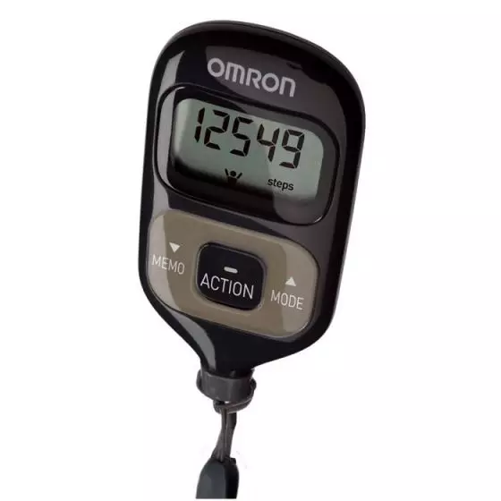Omron HJ 203E Schrittzähler schwarz 