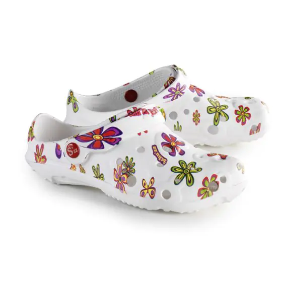 Globule Clogs Schu'zz Frau Pop-Blumen