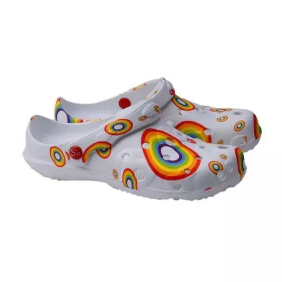 Schu'zz Clogs für Damen Regenbogen