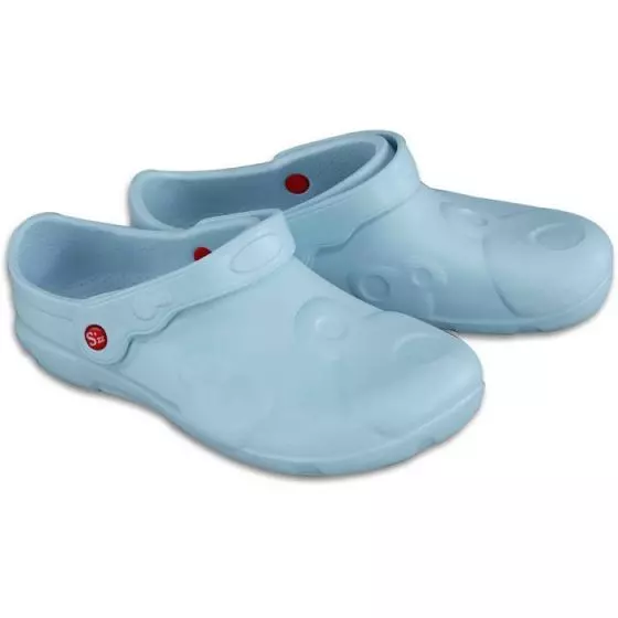 Hellblaue Globule Pro Schu'zz Clogs für Frauen