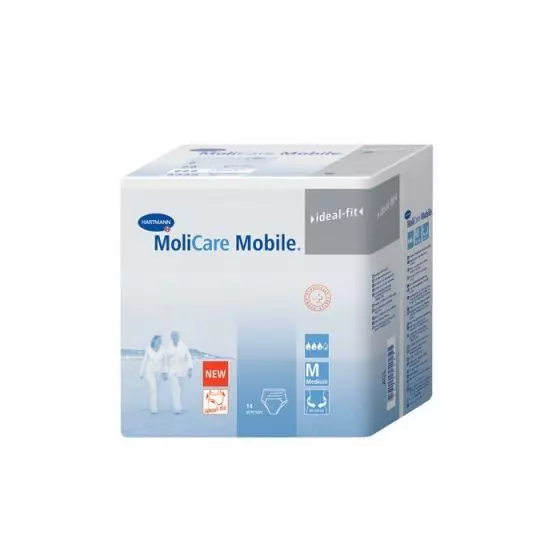 Absorbent anatomischen Slips Molicare  Mobile Hartmann -Tasche von 14