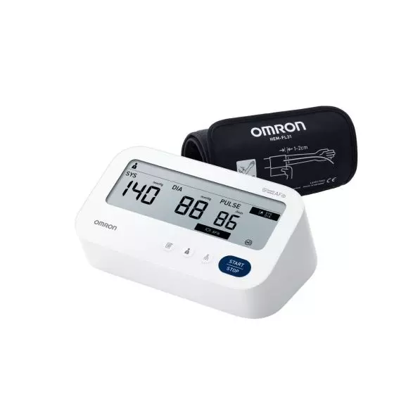Elektronisches Oberarm-Blutdruckmessgerät Omron M3 Comfort AFib – HEM-7196-FLE