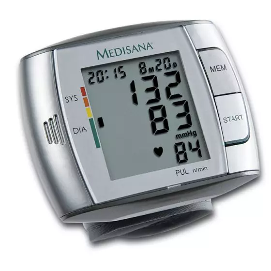 Sprechendes Handgelenk Blutdruckmessgerät HGC 51237 Medisana