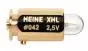 Glühbirne Xenon Halogen 2,5 V HEINE XHL 042