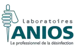 Labor Anios : hydroalkoholisches Gel und antiseptische Seife